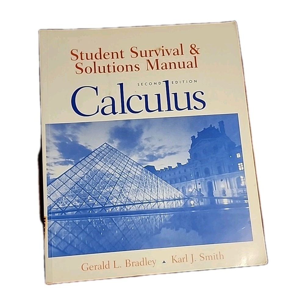 Student Survival and Solutions Manual Calculus Second Edition Paperback Textbook